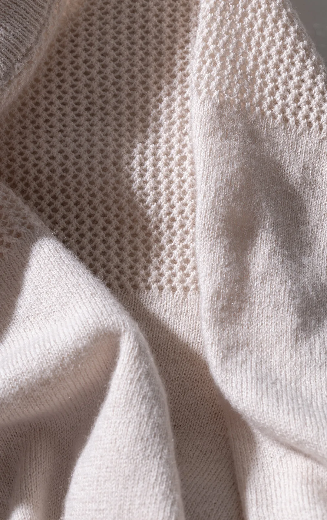 14GG COTTON SILK MESH KNIT TEE - CLEARANCE