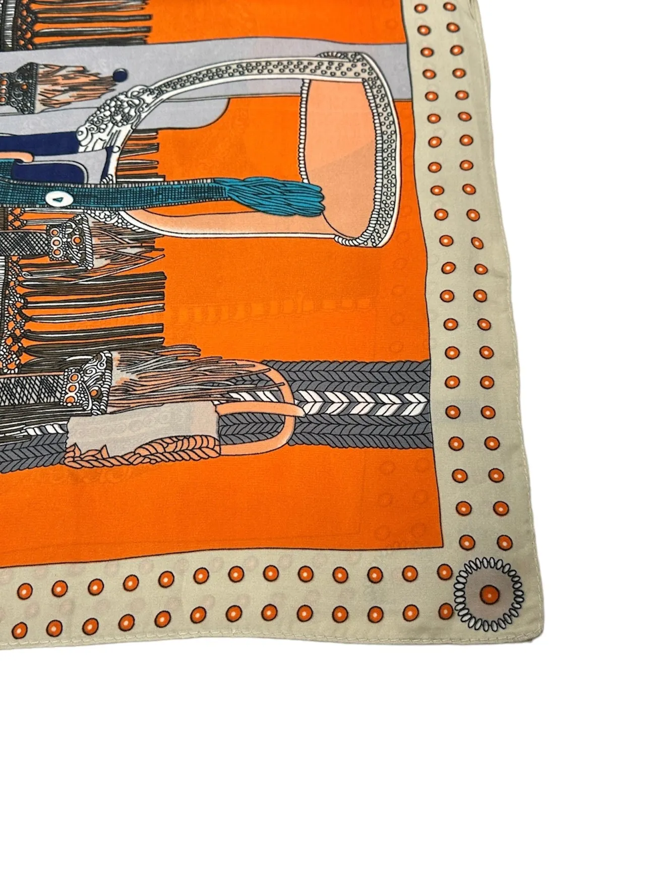 Abstract Print Silk Feel Neck Scarf ( Various Colours )