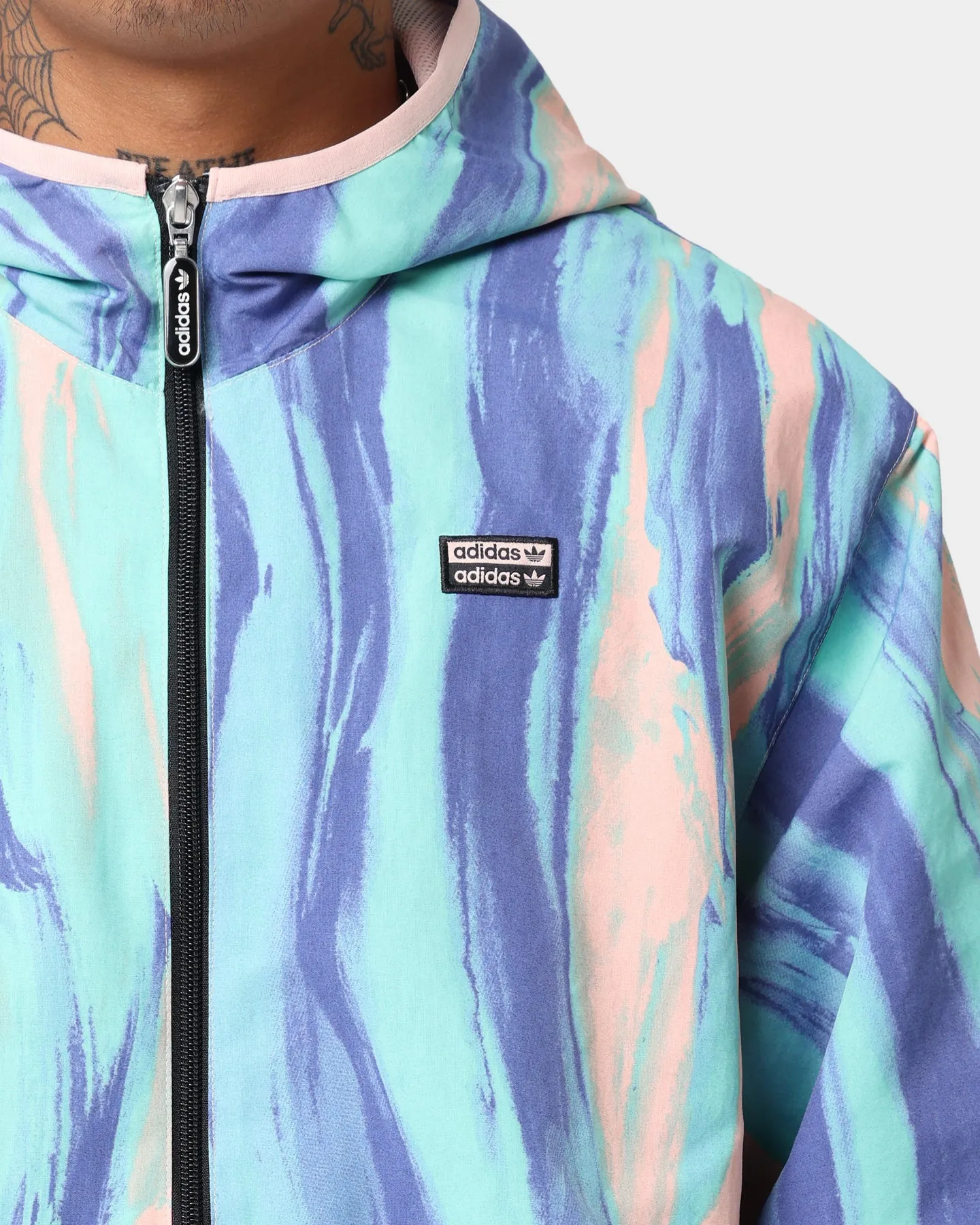 Adidas Marbled Paint Patrick Kyle Windbreaker Vapor Pink/Multi Colour