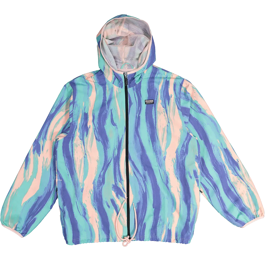 Adidas Marbled Paint Patrick Kyle Windbreaker Vapor Pink/Multi Colour