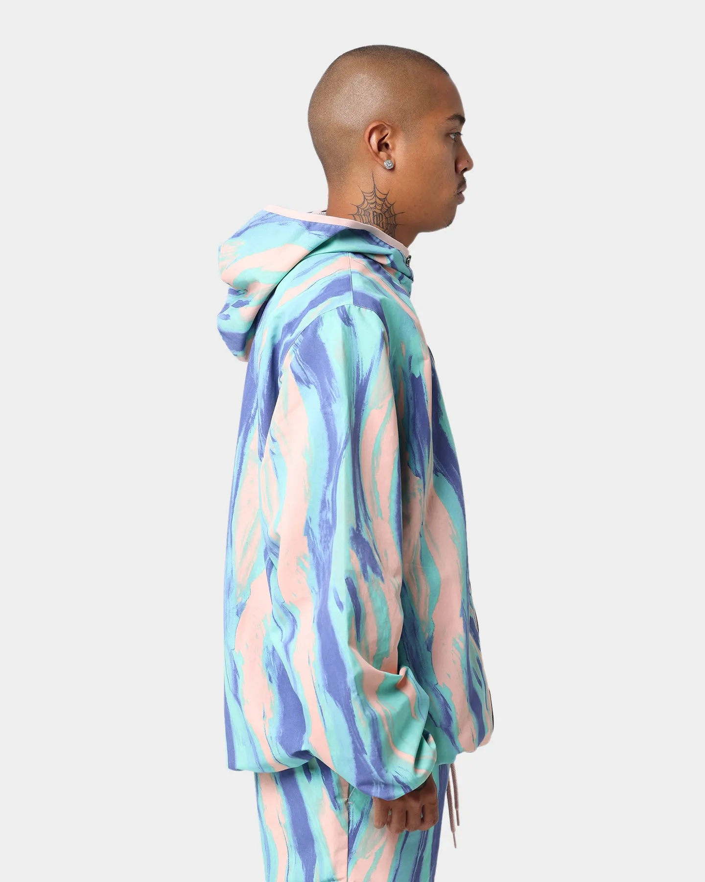 Adidas Marbled Paint Patrick Kyle Windbreaker Vapor Pink/Multi Colour