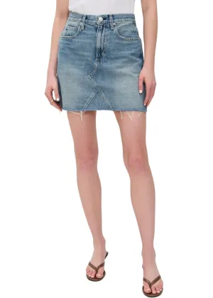 Alexis Skirt With Raw Cut Hem