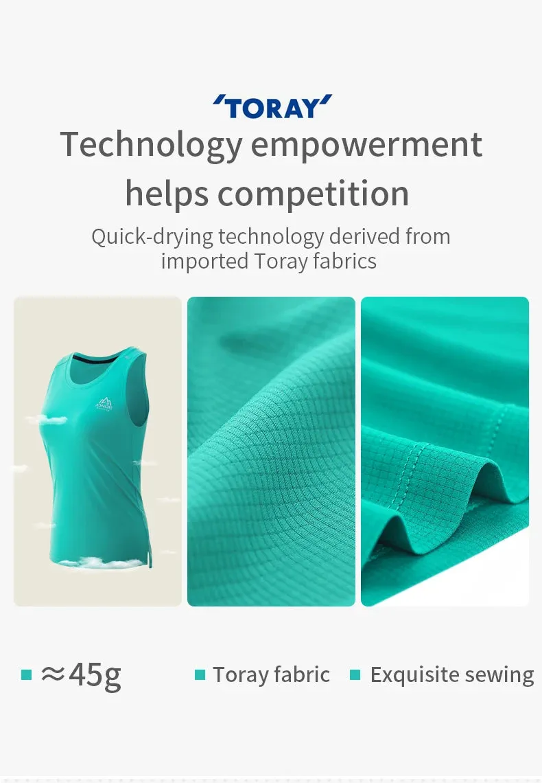 AONIJIE FW5129 Women’s Quick-Dry Breathable Tank Top | Sleeveless Sports Vest for Gym & Running