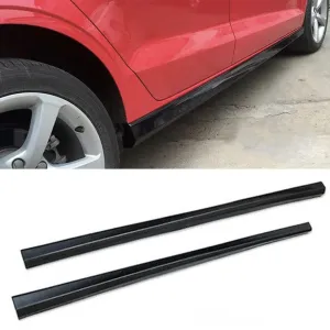 Audi A3 8V Sedan Gloss Black Side Skirts (15-19)