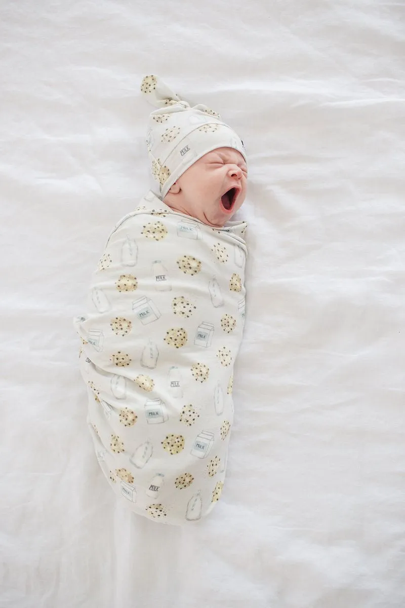 Baby Top Knot Hat | Milk & Cookies
