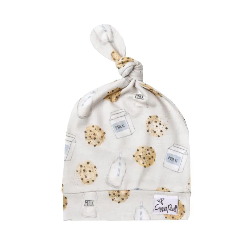 Baby Top Knot Hat | Milk & Cookies