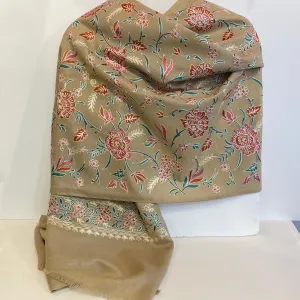 Bipin - Heirloom Indian Wrap - Taupe