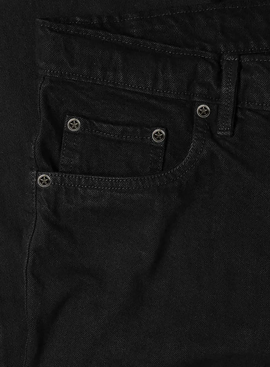 Black Overdyed Denim Jeans