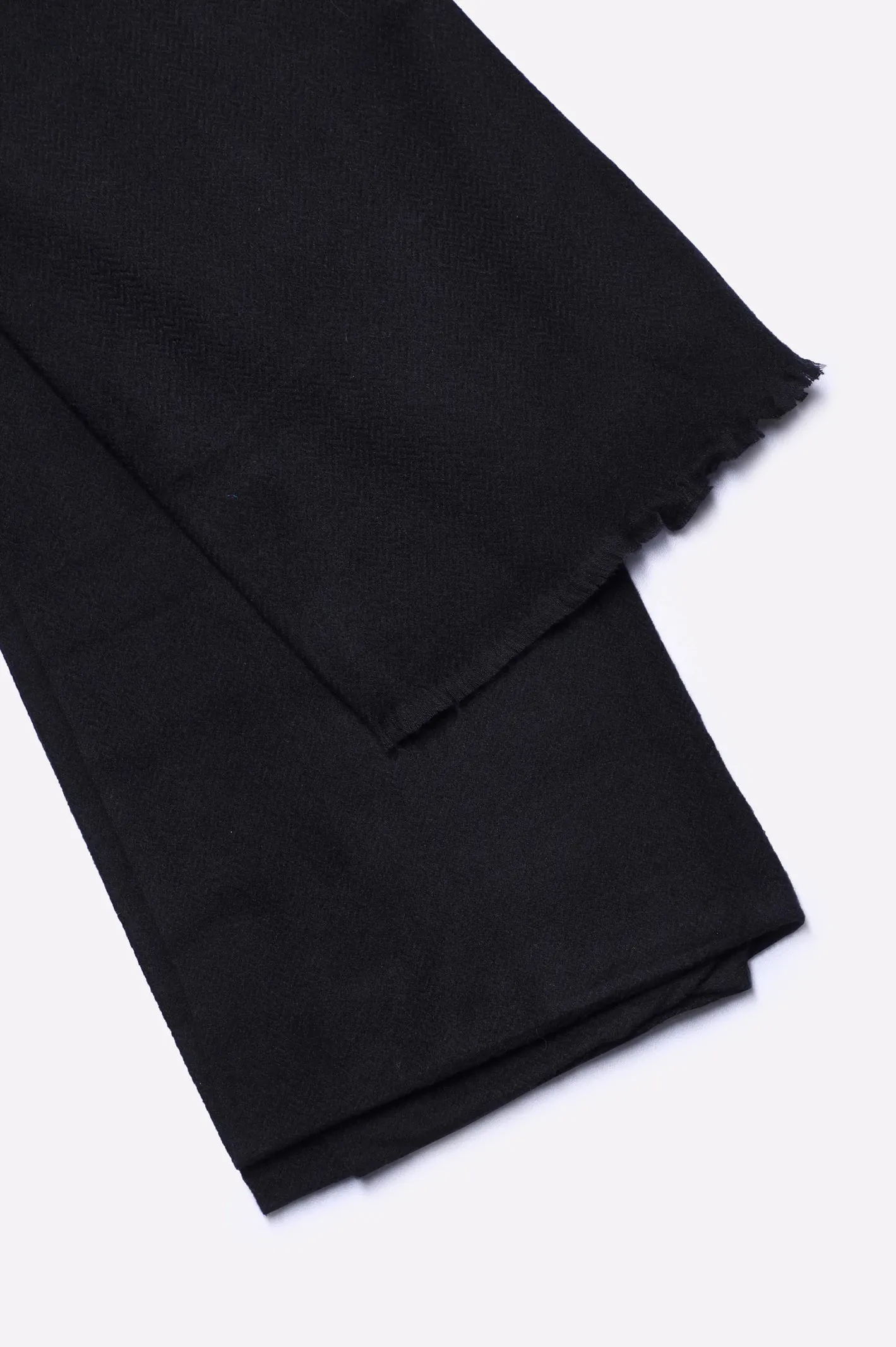 Black Plain Shawl