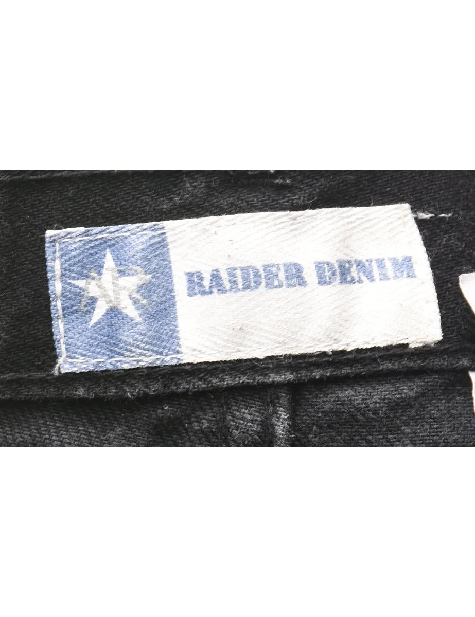 Black Straight-Fit Classic Jeans - W34 L31