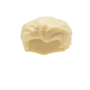 Blonde Trendy Swept Back Hair with Wavy Fringe - LEGO Minifigure Hair