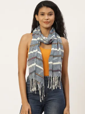 Blue Elegant Scarf
