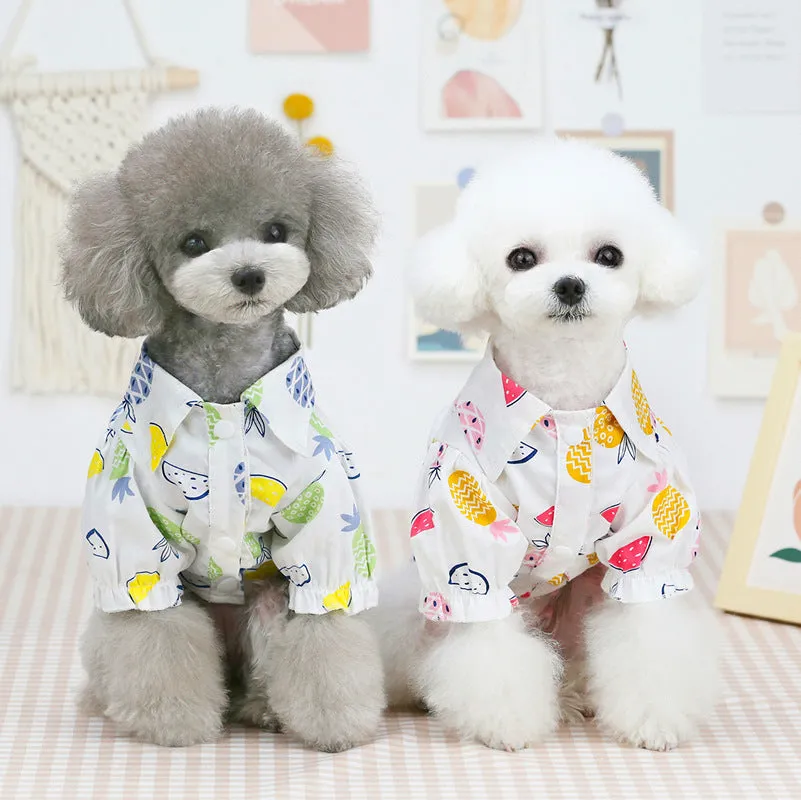 Breathable Dog Polo T-Shirts Summer Clothes