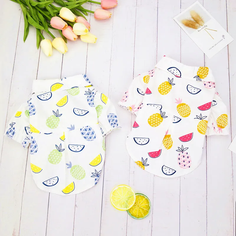 Breathable Dog Polo T-Shirts Summer Clothes
