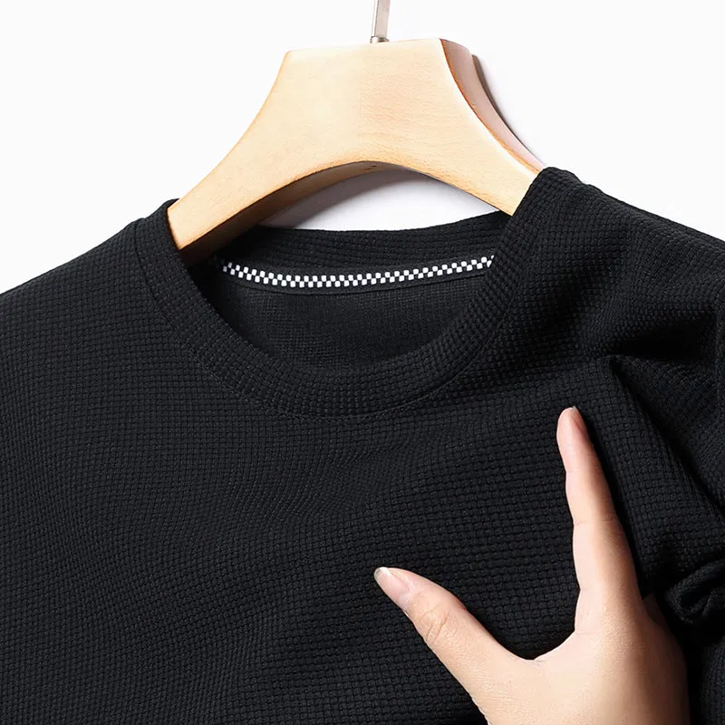 Breathable Waffle Weave T-shirt