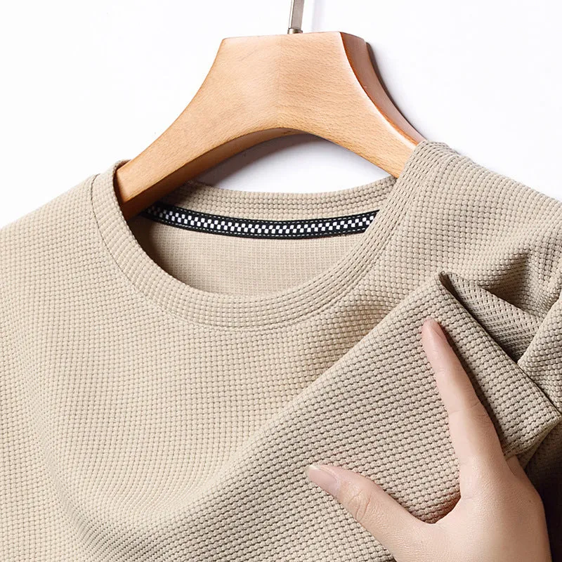 Breathable Waffle Weave T-shirt