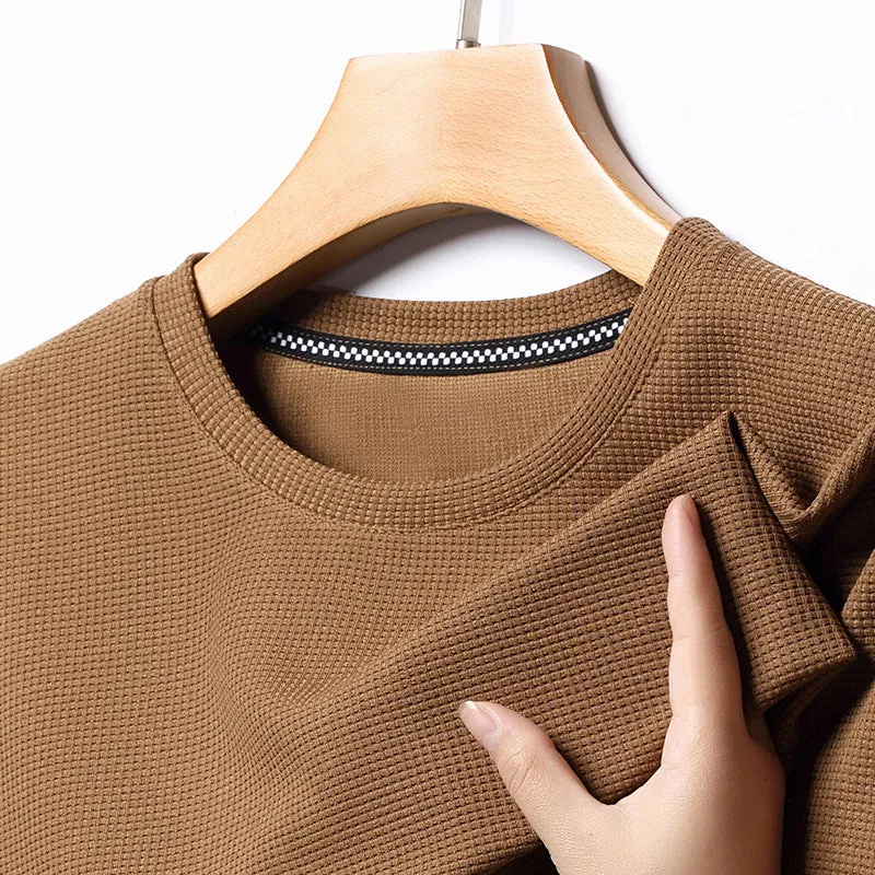 Breathable Waffle Weave T-shirt