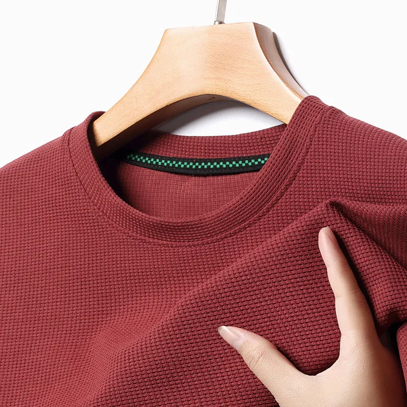Breathable Waffle Weave T-shirt