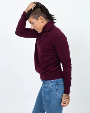 Burgundy Cashmere Sweater