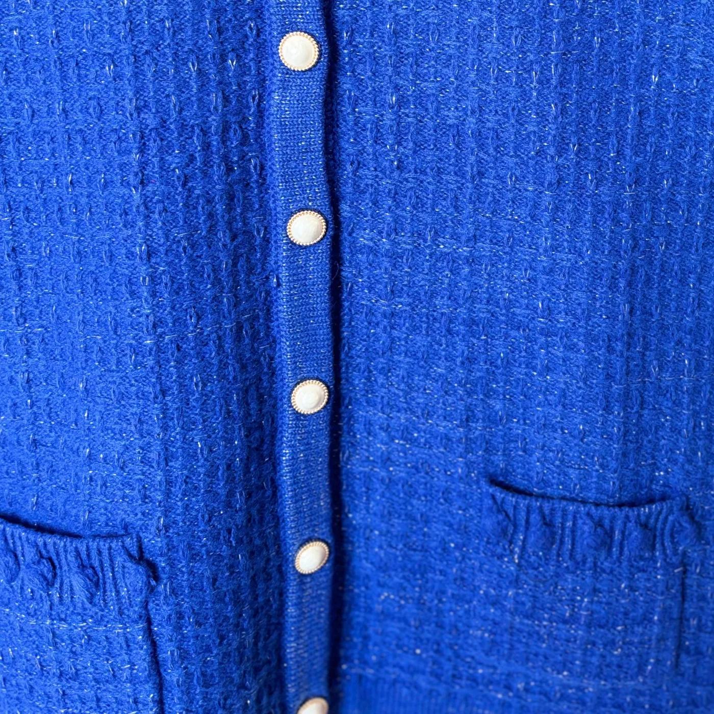 Castle Of Ireland Chanel Buttoned Jacket | Deep Blue