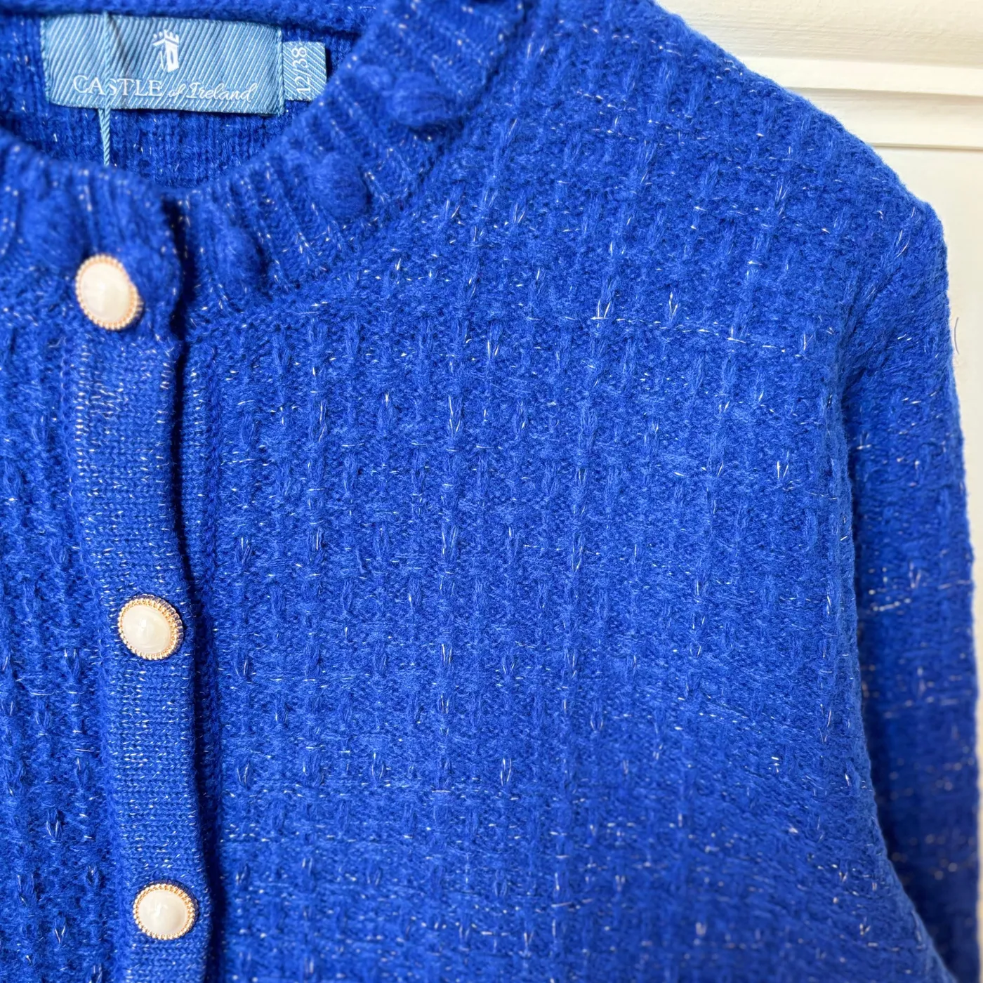 Castle Of Ireland Chanel Buttoned Jacket | Deep Blue