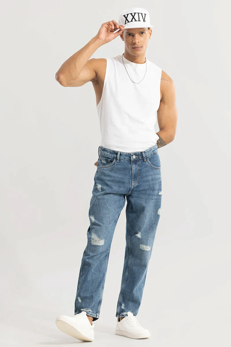 Castor Classic Blue Baggy Jeans