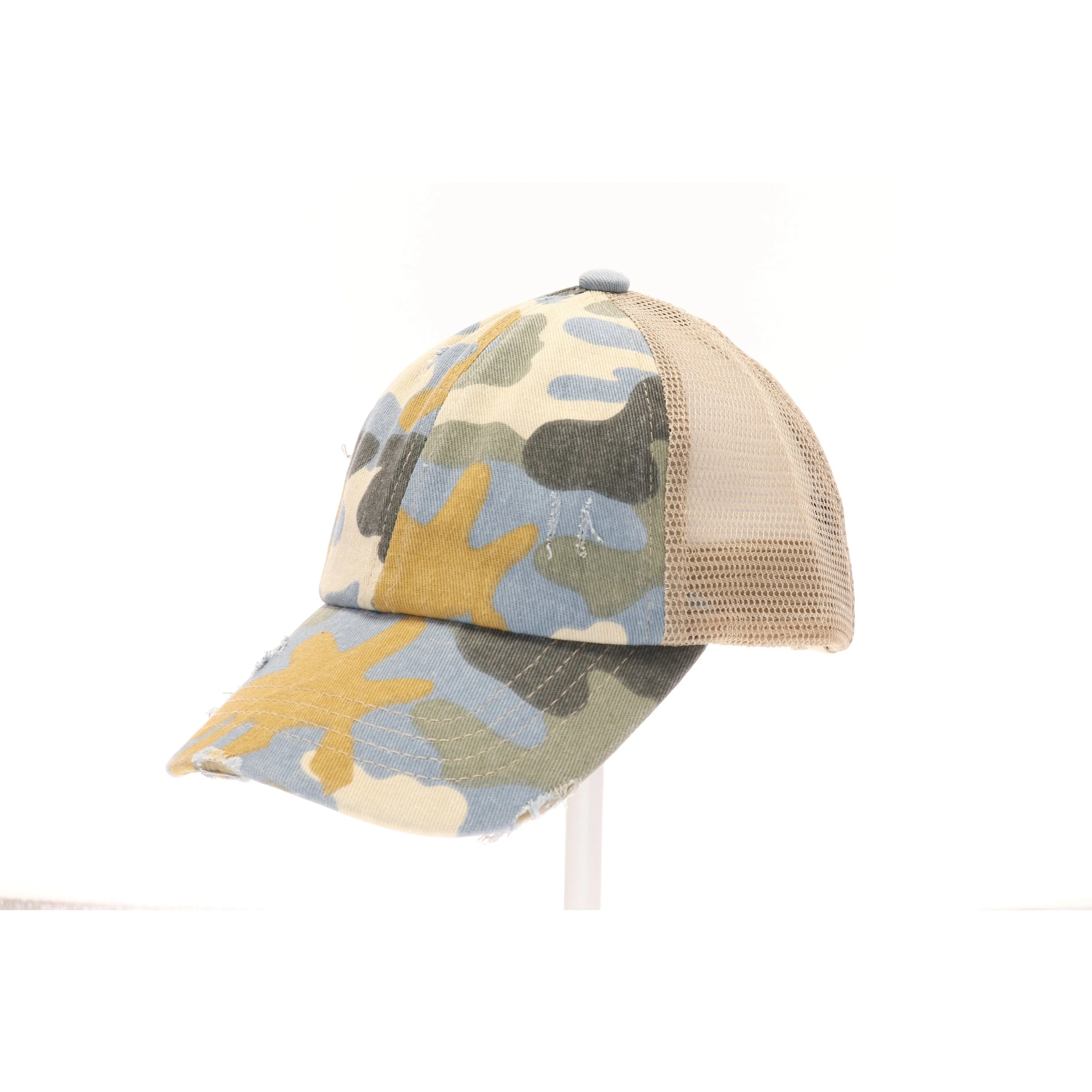 CC Cross Back Cap, Camo, 5 Colors