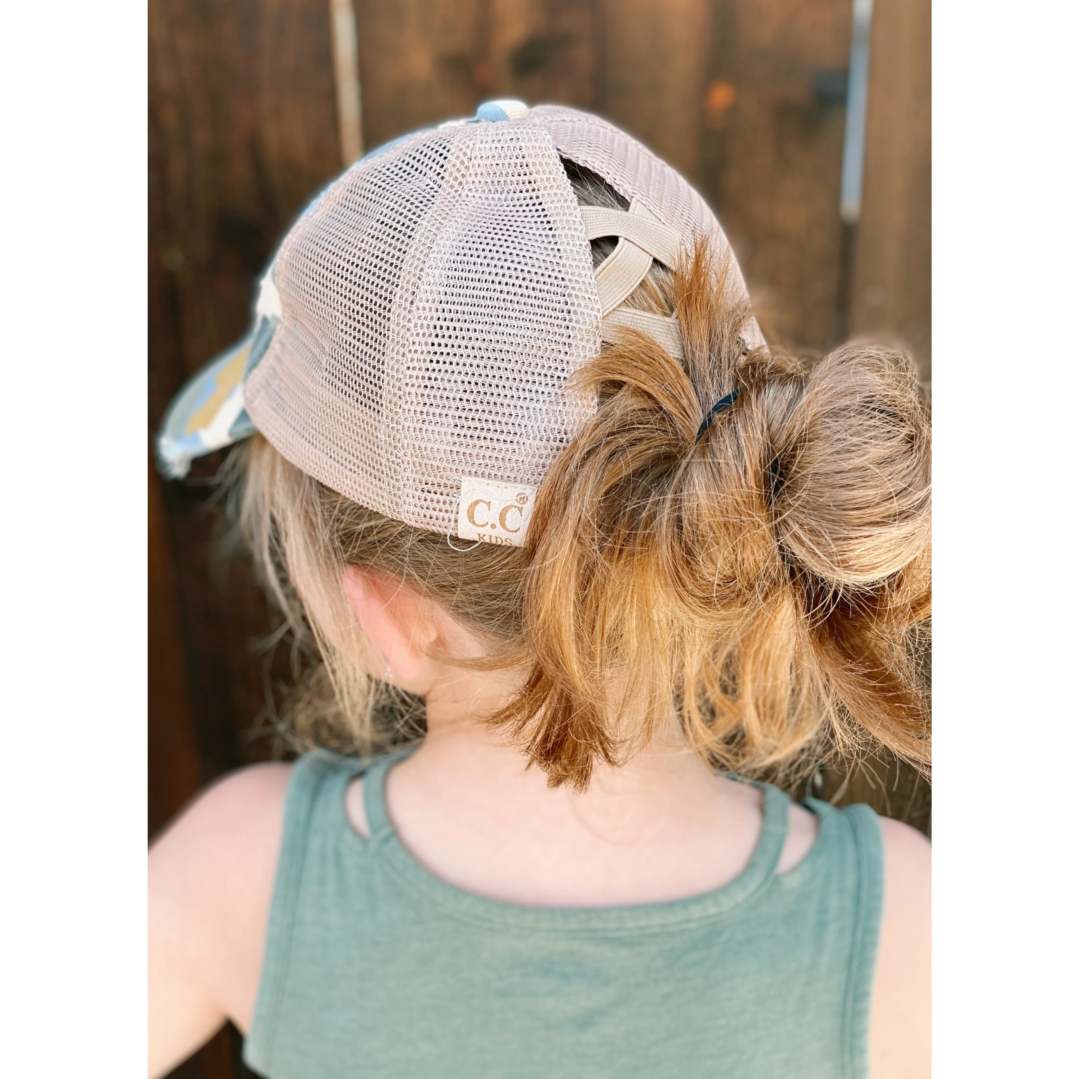 CC Cross Back Cap, Camo, 5 Colors