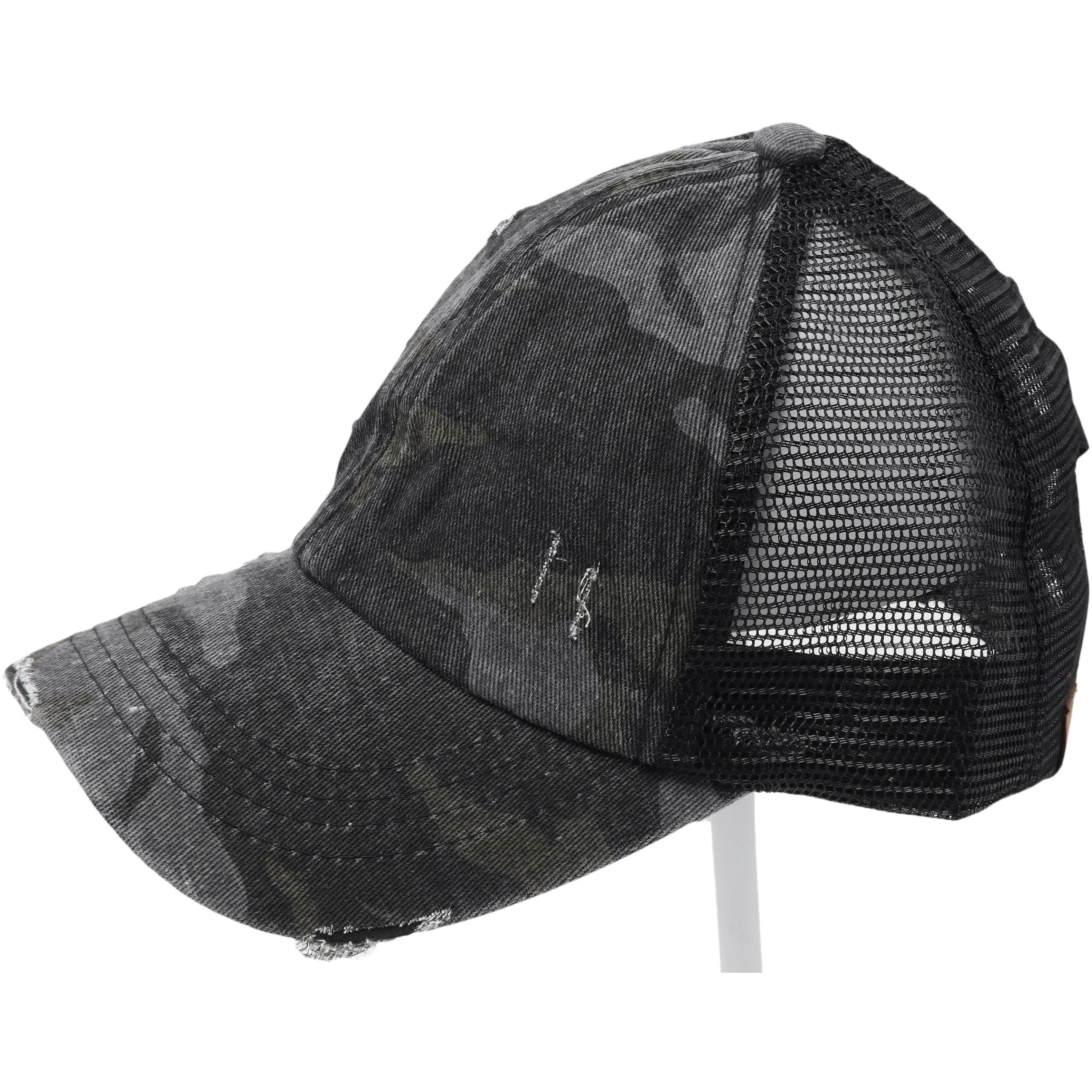 CC Cross Back Cap, Camo, 5 Colors