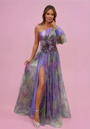 Cecilia™ | Asymmetrical Sleeve Dress