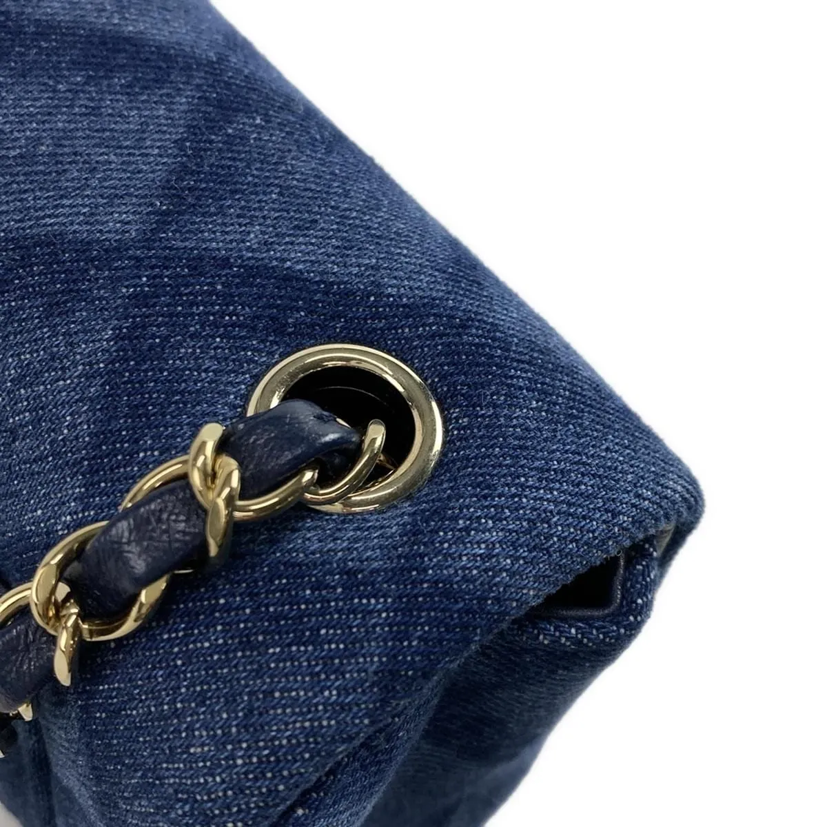 Chanel mini denim classic bag