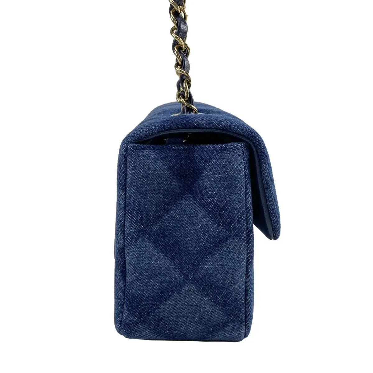 Chanel mini denim classic bag