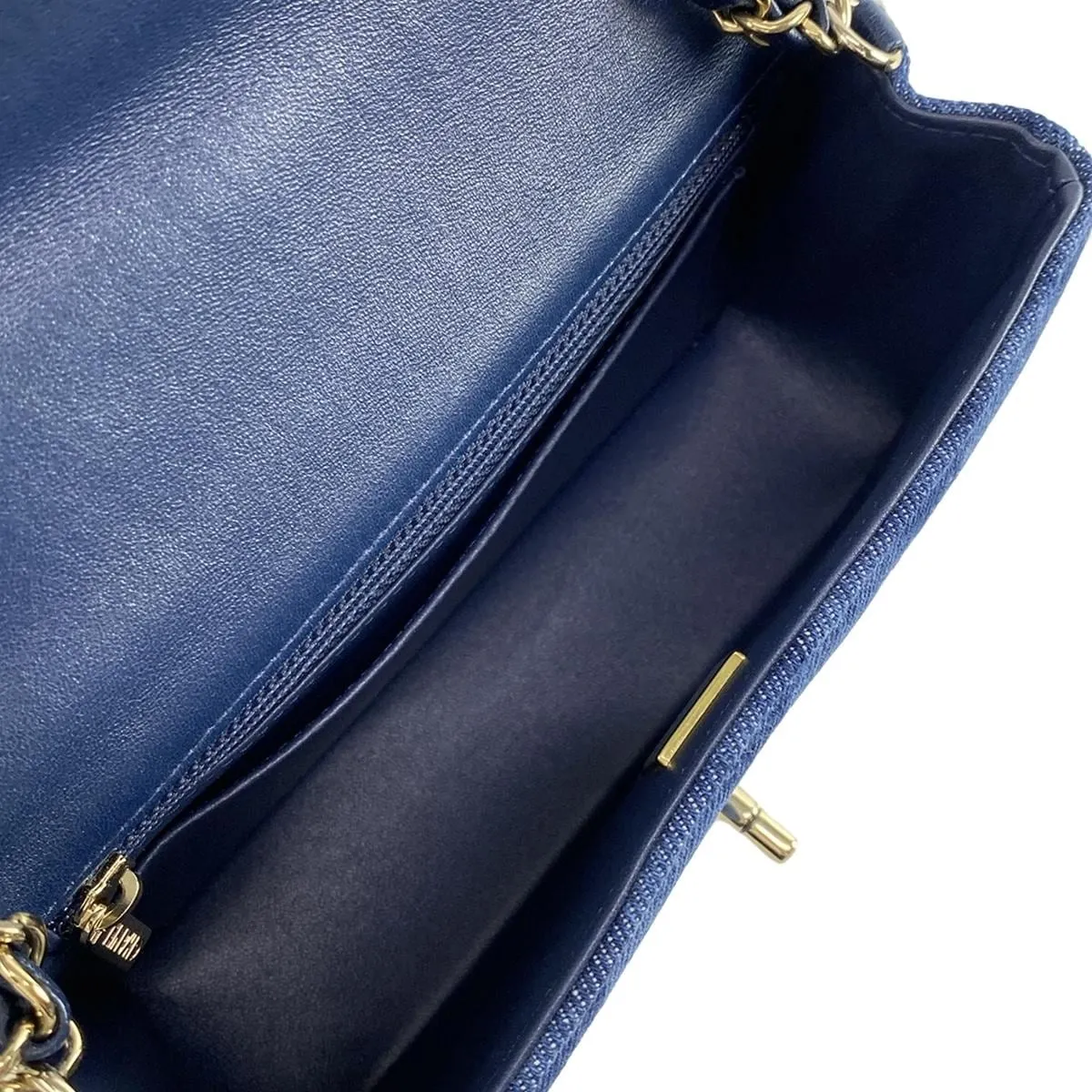 Chanel mini denim classic bag