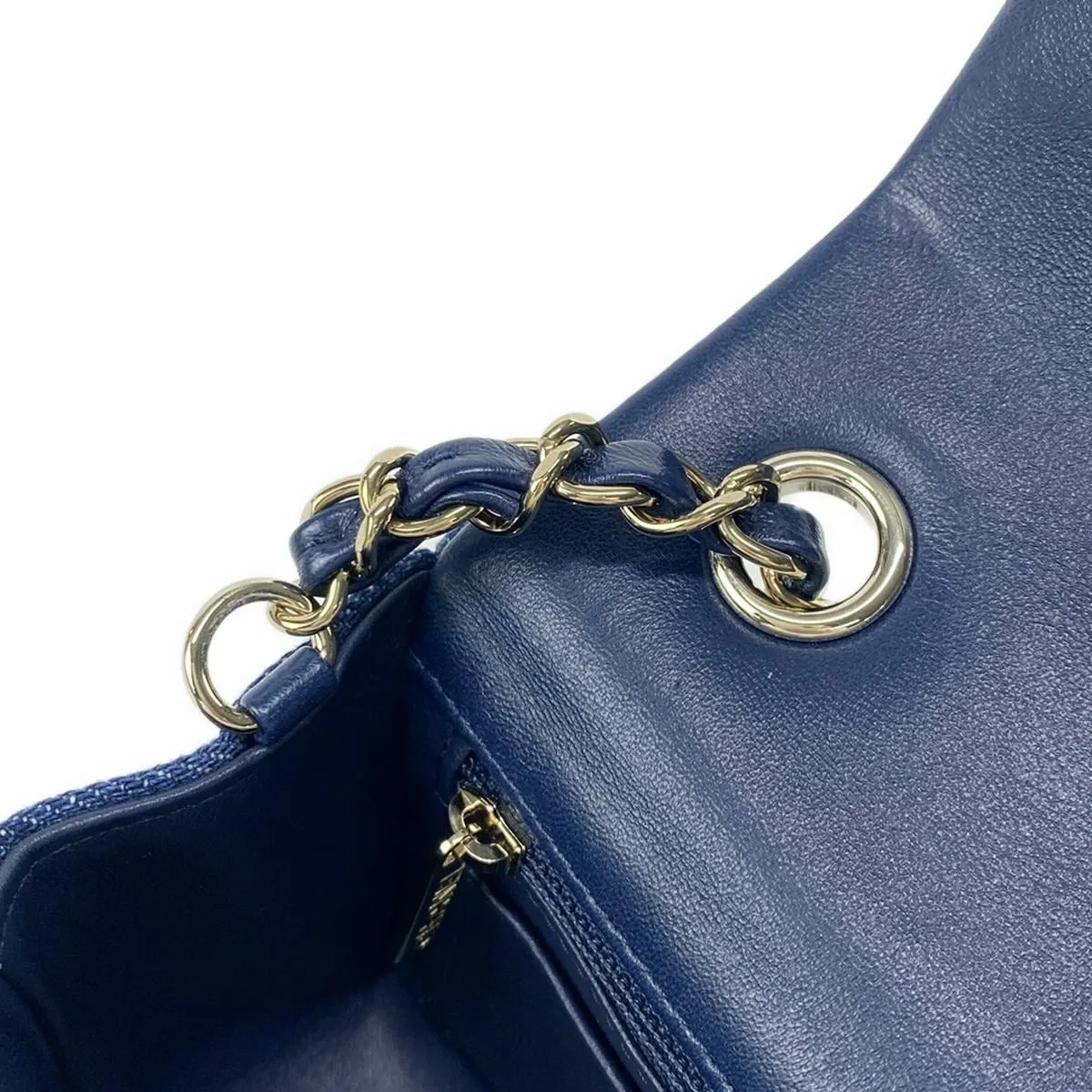 Chanel mini denim classic bag