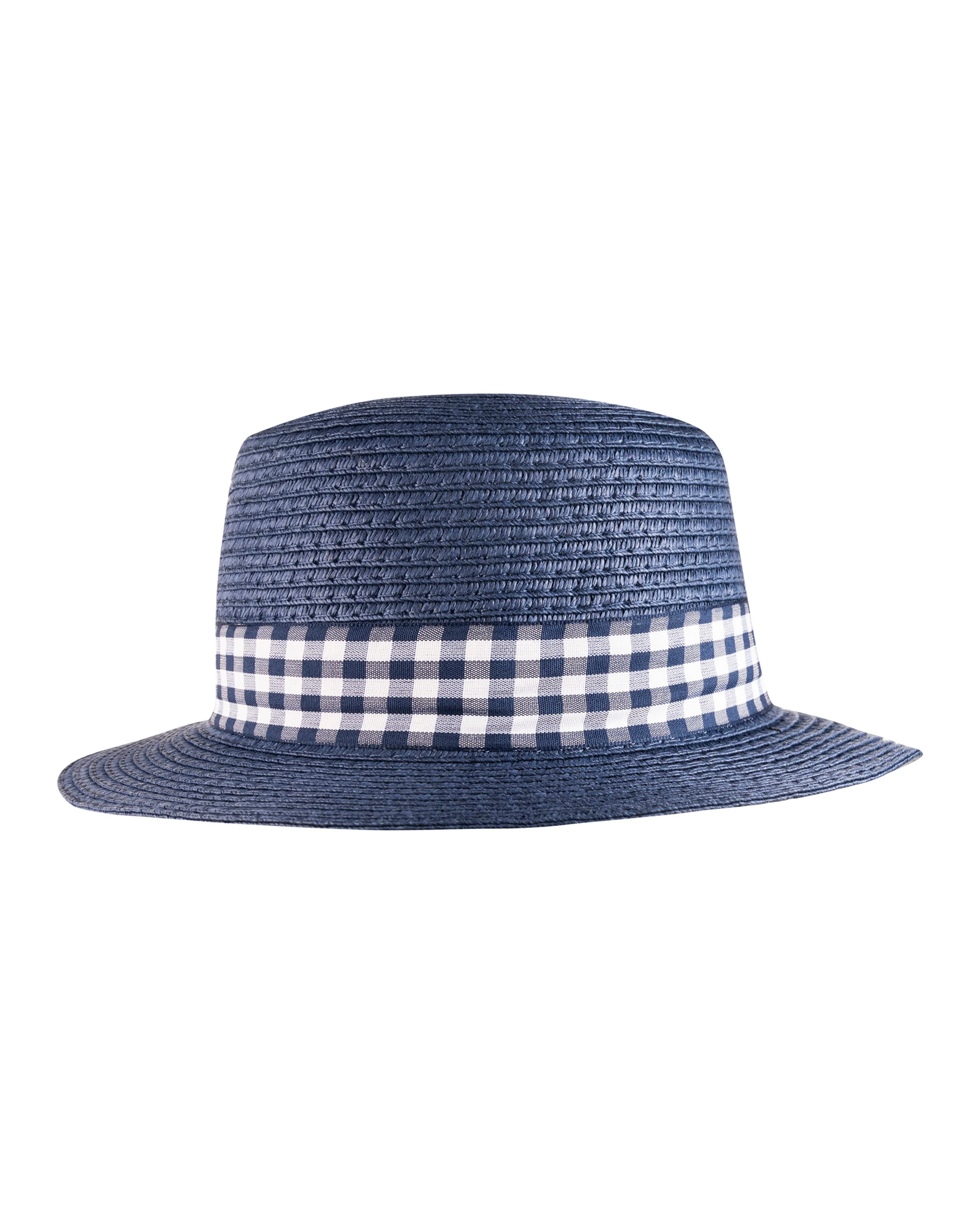 Check Boater Hat