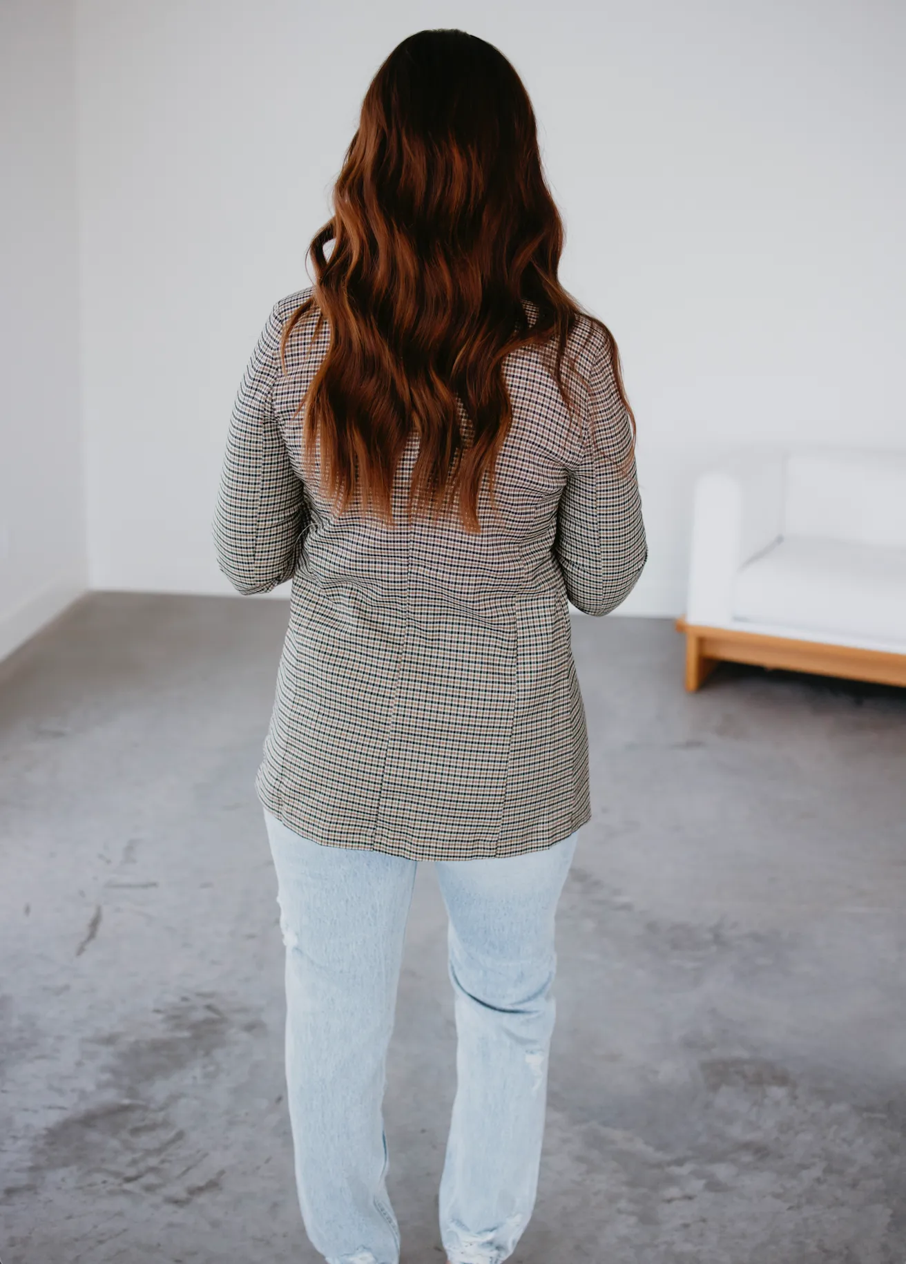 Claire Plaid Blazer