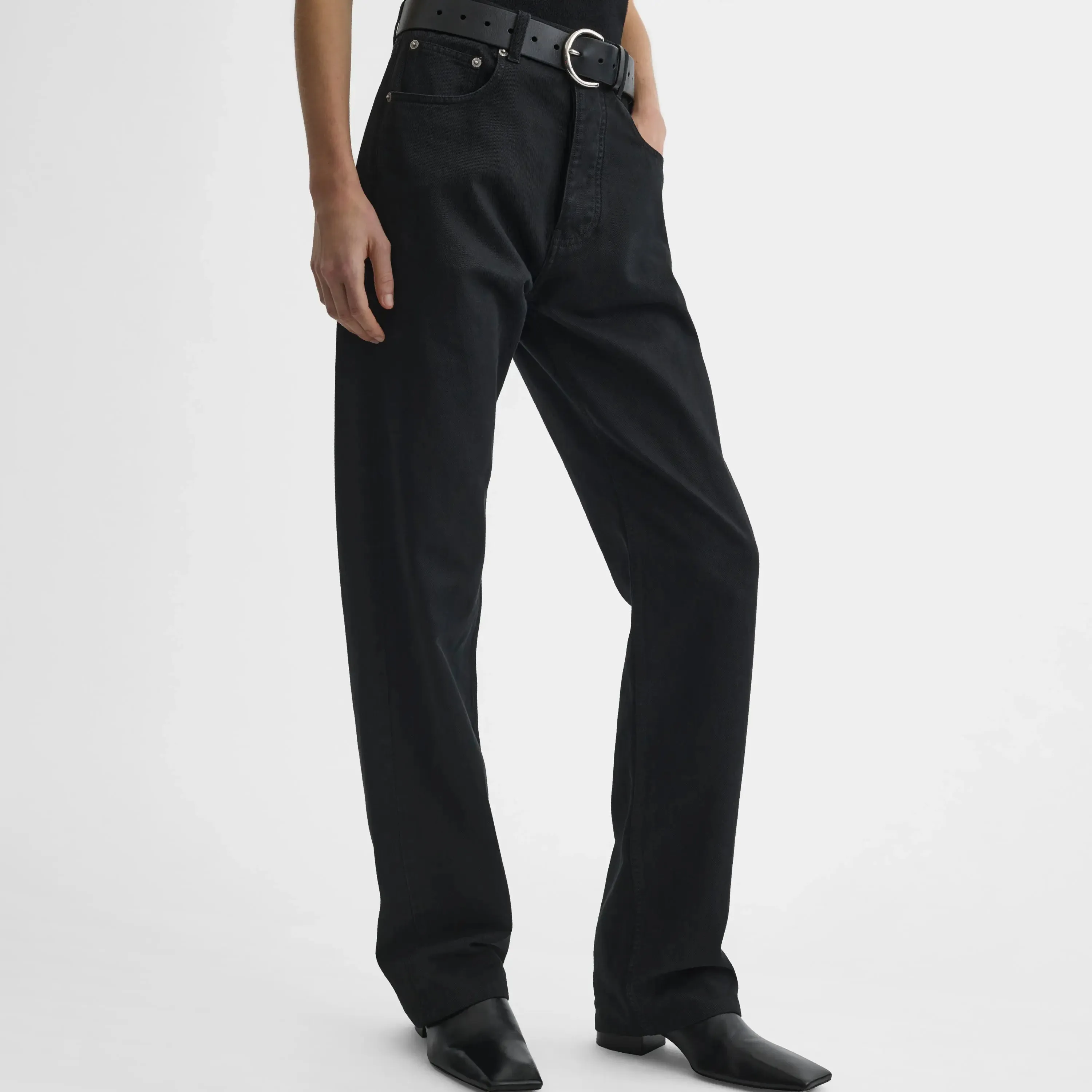 CLASSIC JEANS | black cotton