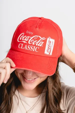 Coke walker hat red