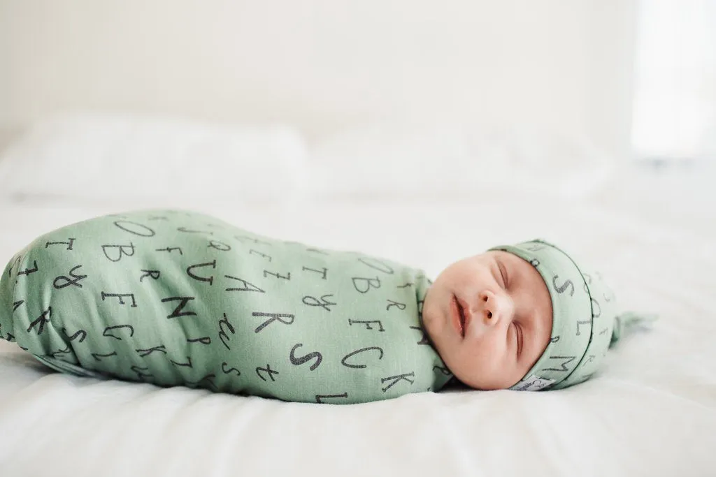 Copper Pearl Newborn Top Knot Hat - Poe