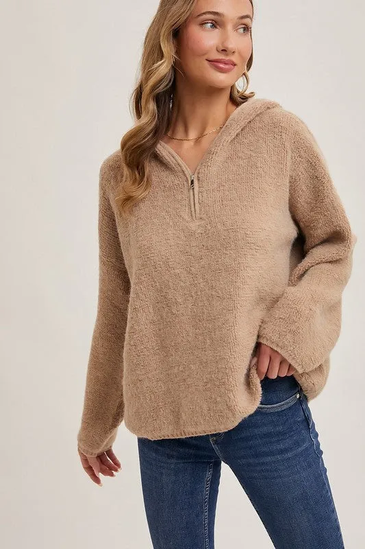 Cozy Up To Me Half Zip Hoodie