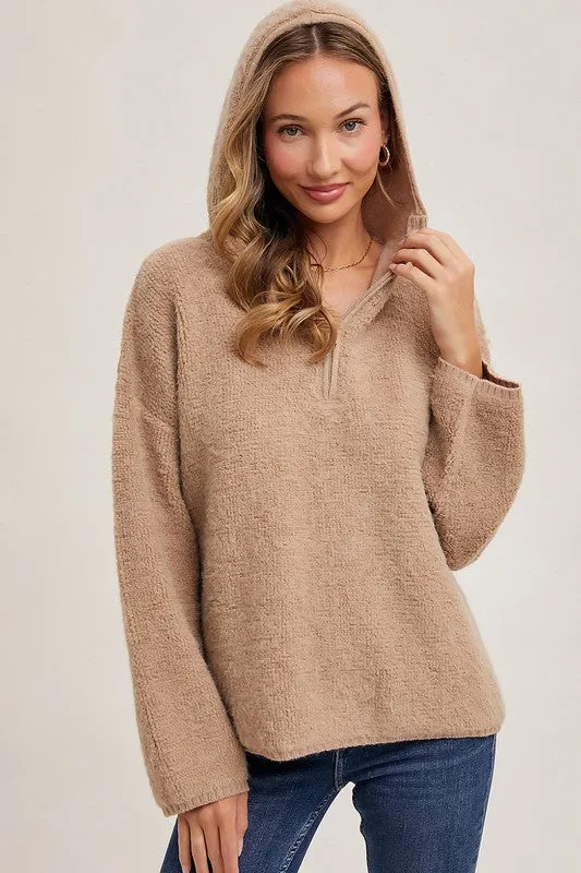 Cozy Up To Me Half Zip Hoodie