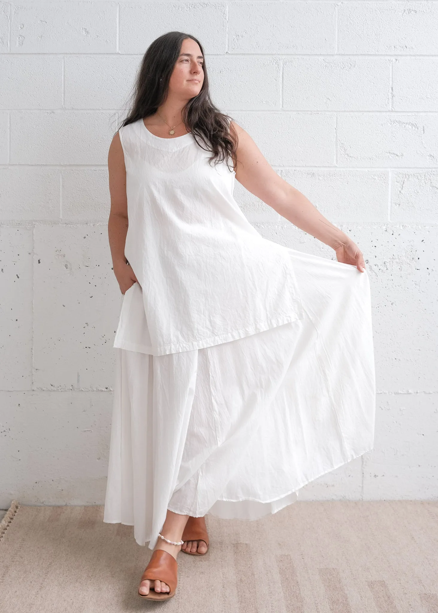 Dyeable - Bhunai Skirt - Lightweight Organic Cotton