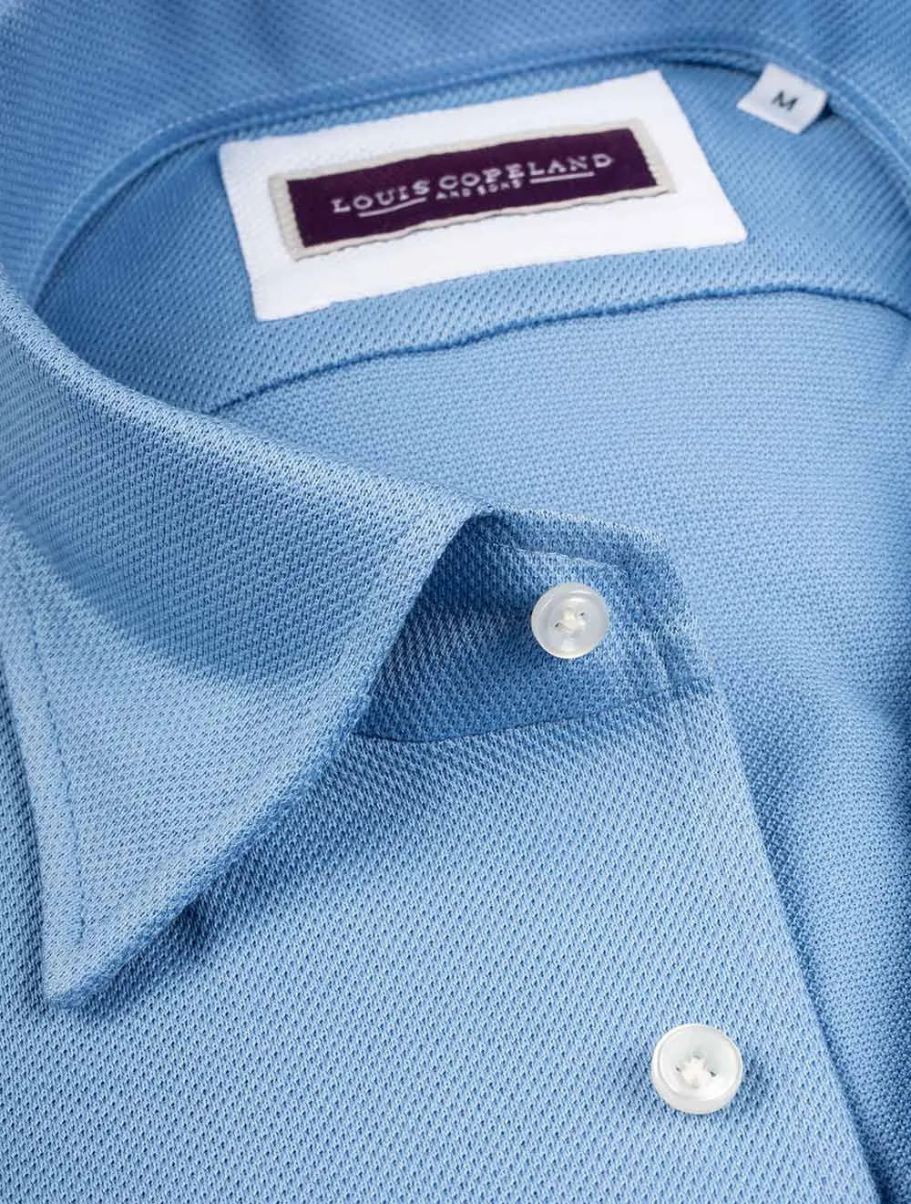 Eagles Buttondown Jersey Shirt Blue