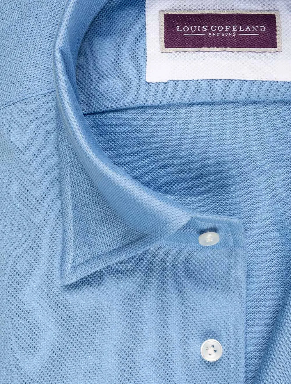 Eagles Buttondown Jersey Shirt Blue
