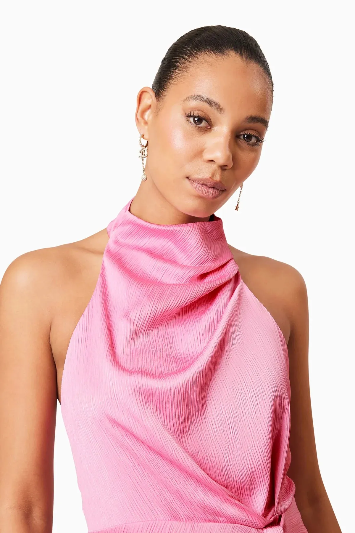 ELLIATT - Myra Mini Halter Dress - Pink