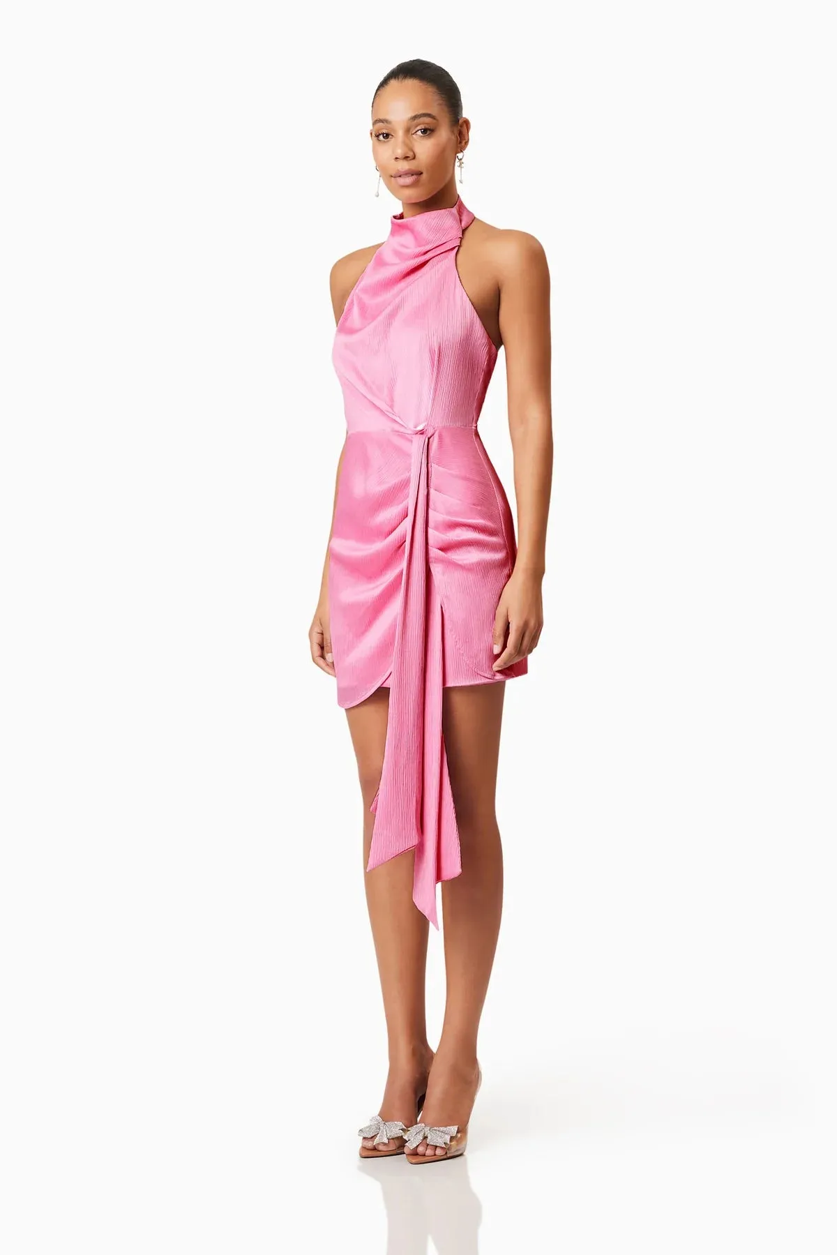 ELLIATT - Myra Mini Halter Dress - Pink