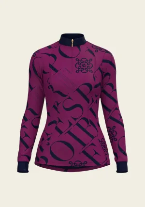 Espoir Shirt 1/4 Zip Espoir Berry