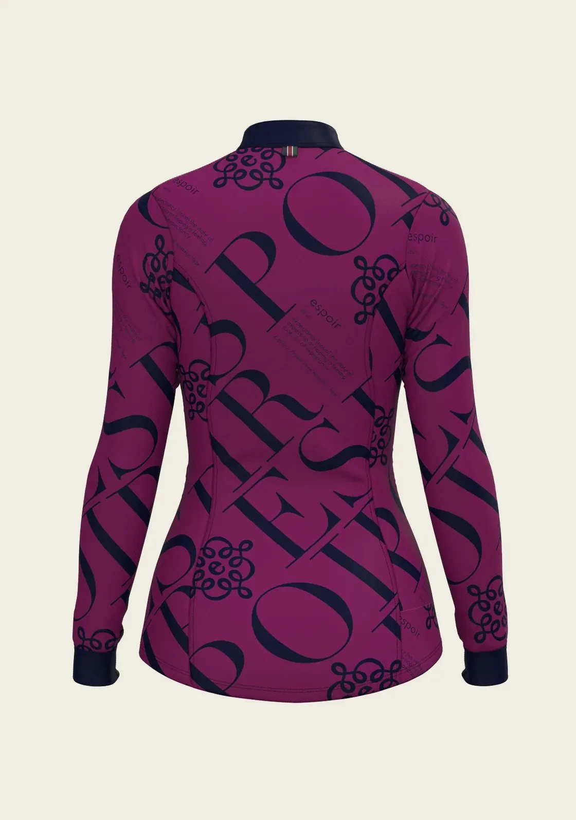 Espoir Shirt 1/4 Zip Espoir Berry