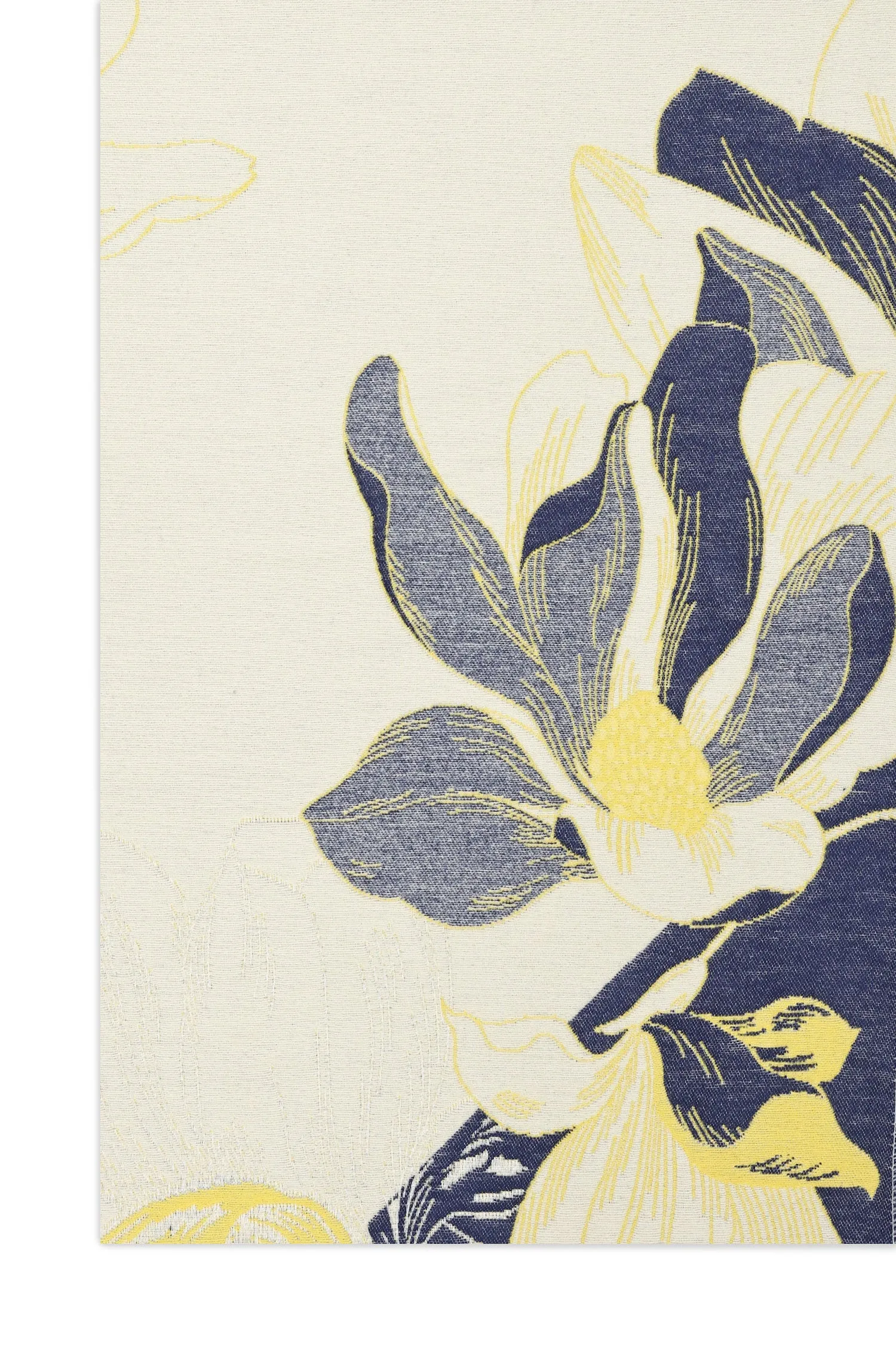 FLORAL BLOOM SCARF-BEIGE