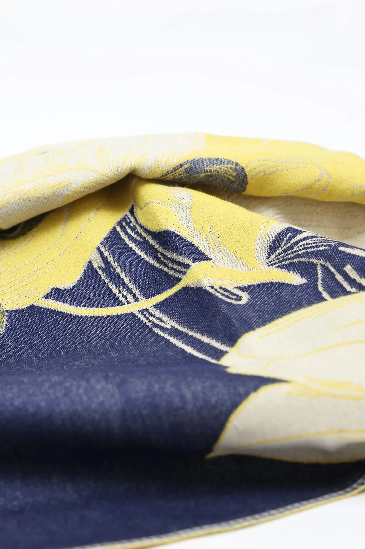 FLORAL BLOOM SCARF-BEIGE